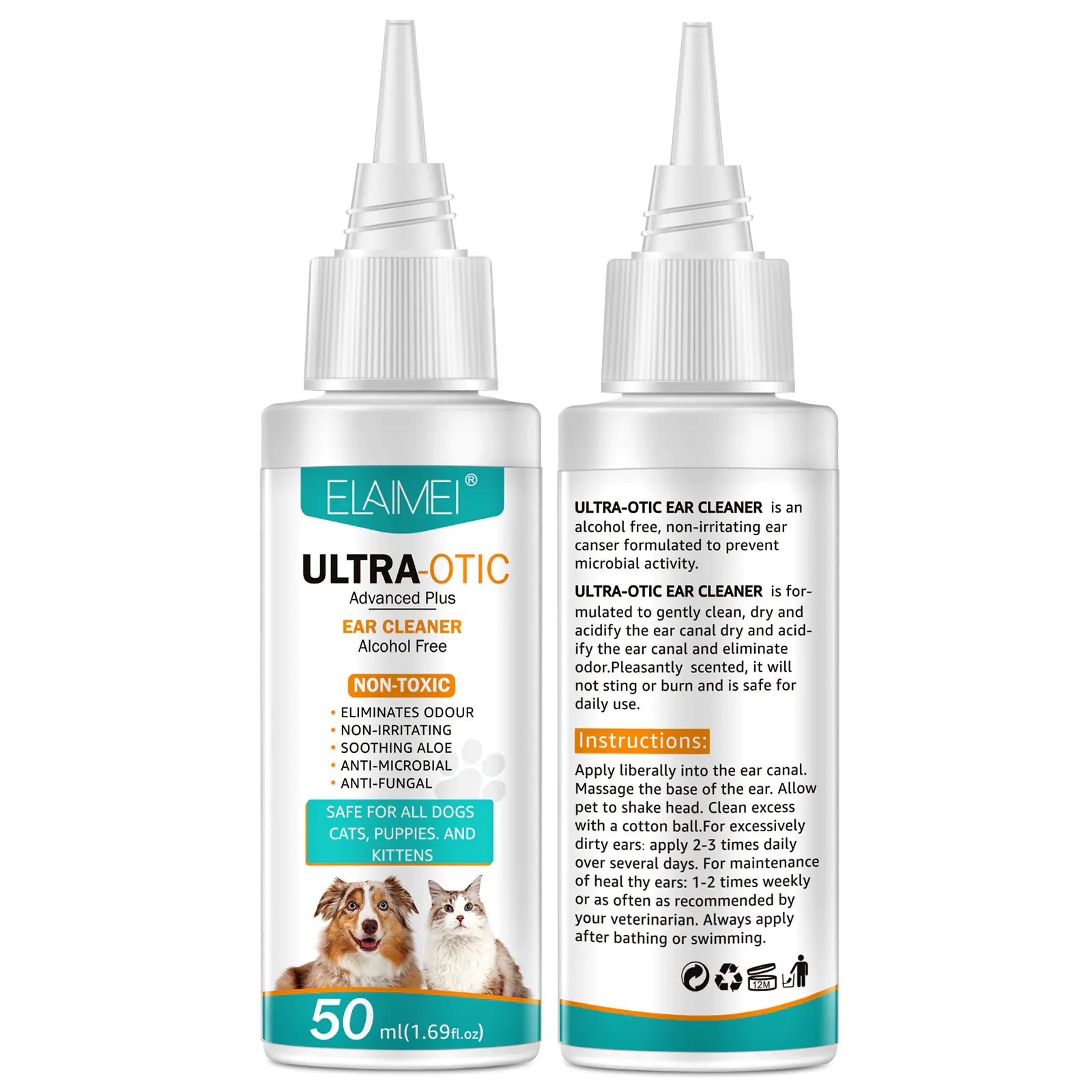 Pet Ear Cleaner 50ml - Store4Sorts