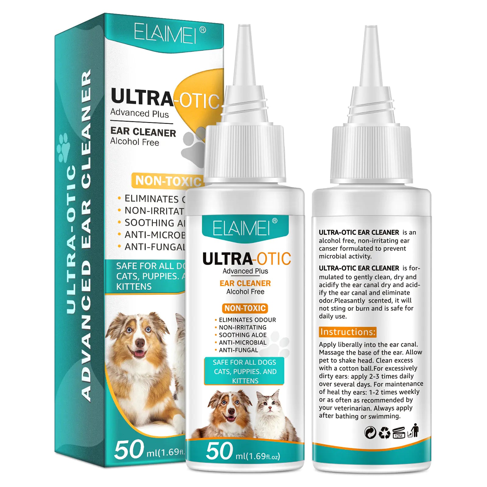 Pet Ear Cleaner 50ml - Store4Sorts
