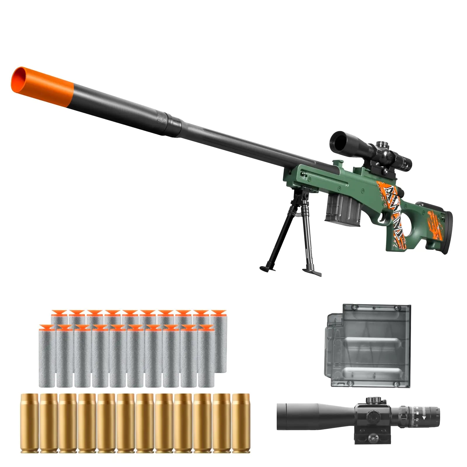 Foam Dart Sniper Blaster with Scope for kids - Store4Sorts